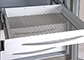 Pull-out aluminum drawer without dividers for models SUPERARTIC 700-4